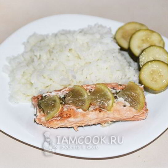 Рецепт филе семги запеченное в фольге
