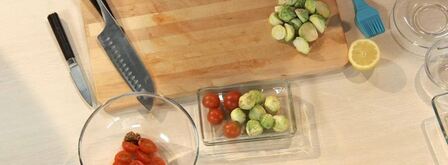 форель на пару с салатом из брюссельской капусты. Шаг 4