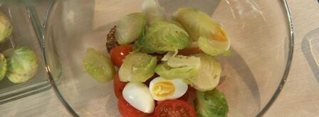 форель на пару с салатом из брюссельской капусты. Шаг 7