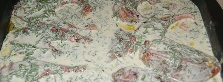 форель в сметане. Шаг 4