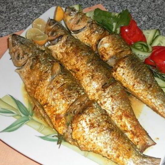 Рецепт кефаль, запеченная в духовке