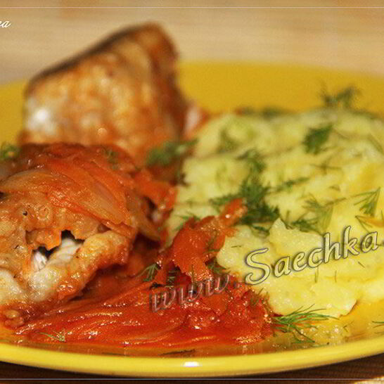 Рецепт хек в томатном соусе