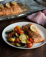 Красная рыба в духовке