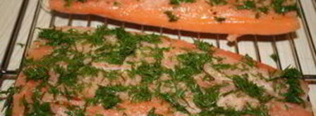 лосось под укропным соусом. Шаг 4