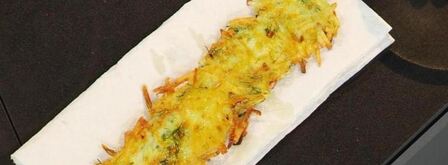 лосось с апельсиновым желе и картофелем рести. Шаг 9