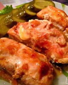 Пеленгас запеченный в пиве