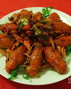 Раки на сковороде