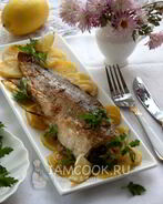 Щука с картофелем в фольге в духовке