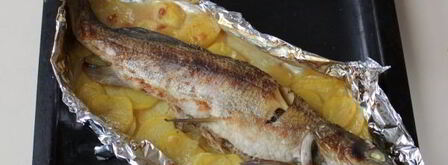 щука с картофелем в фольге в духовке. Шаг 9