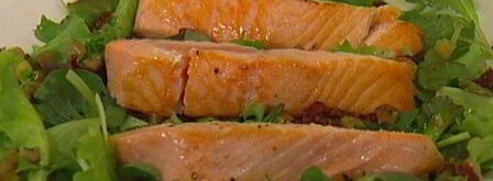 семга с баклажанным пюре. Шаг 11