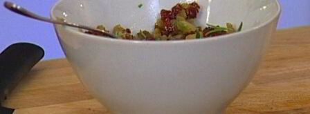 семга с баклажанным пюре. Шаг 8