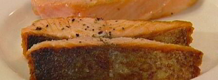 семга с баклажанным пюре. Шаг 9