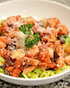 Тушеный осьминог