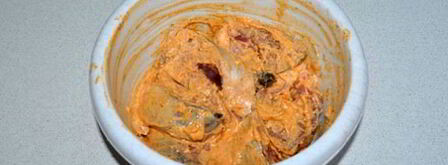 запеченная горбуша с плавленым сыром и майонезом. Шаг 3