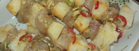 хрустящие шашлычки с рыбкой. Шаг 8