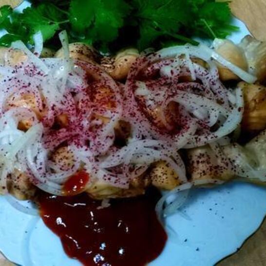 Рецепт куриный шашлычок с кленовым соусом