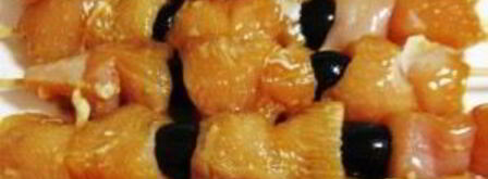 куриный шашлык в соевом маринаде с маслинами. Шаг 4