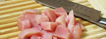 куриные шашлычки на шпажках. Шаг 2