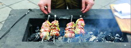 шашлычки из курицы с луком-пореем. Шаг 5