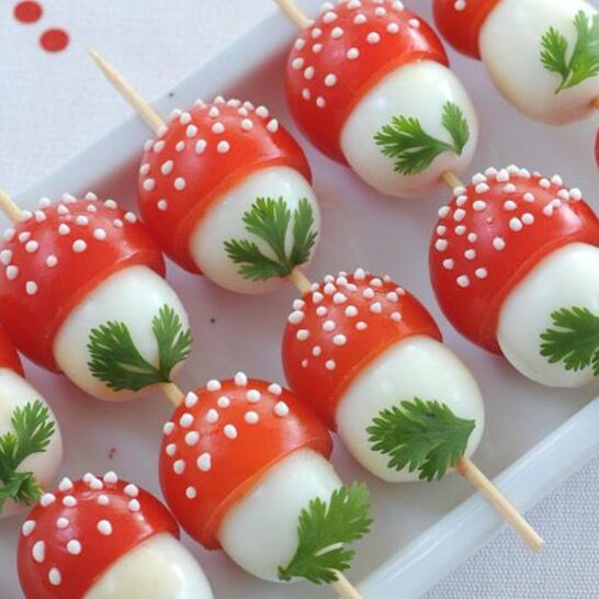 Рецепт шашлычки из перепелиных яиц