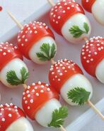 Шашлычки из перепелиных яиц