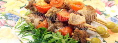 шашлычки с помидорками в лимонном маринаде. Шаг 6