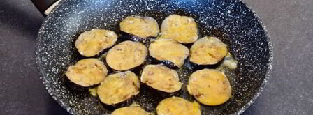 шашлык из баклажана в кляре с сыром. Шаг 11