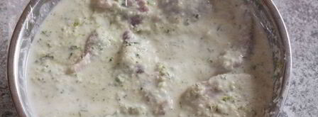 шашлык из баранины на кефире. Шаг 10