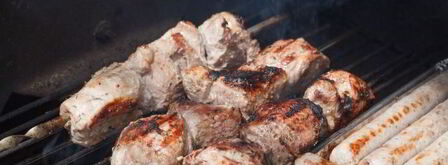 шашлык из баранины на кефире. Шаг 12