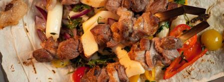 шашлык из баранины с айвой. Шаг 9