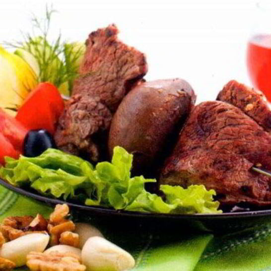 Рецепт шашлык из баранины с бараньей почкой по-карски