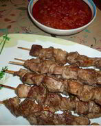 Шашлык из баранины в духовке