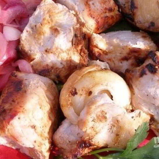 Рецепт шашлык из индейки на кефире