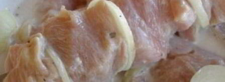 шашлык из индейки на кефире. Шаг 2