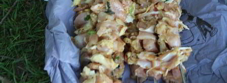 шашлык из куриного филе на минералке. Шаг 3