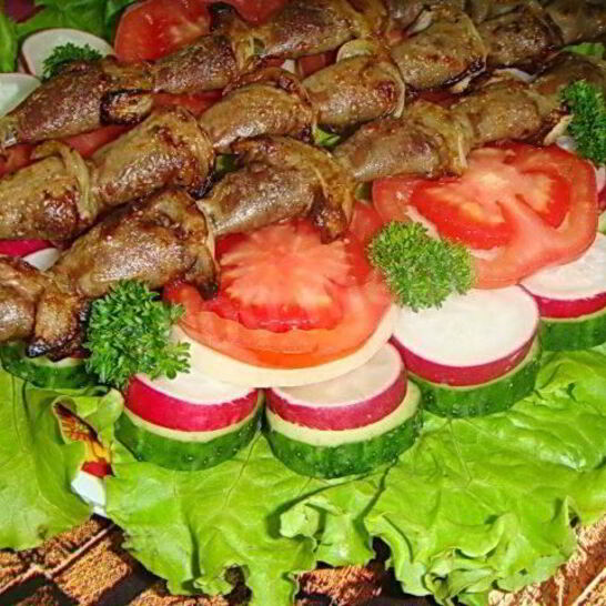 Рецепт шашлык из куриных сердечек