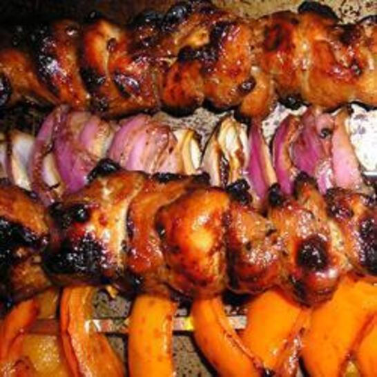 Рецепт шашлык из курицы по-барбадосски