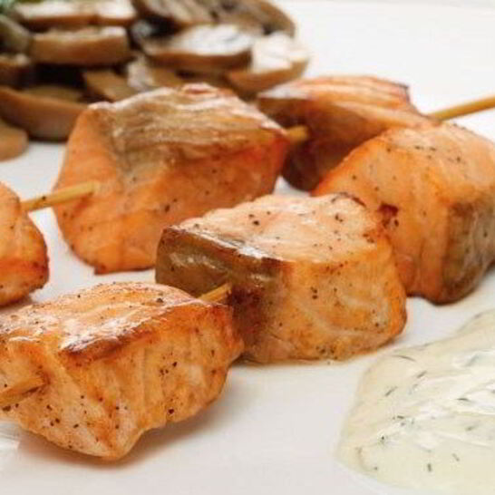 Рецепт шашлык из лосося