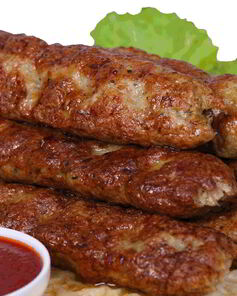 Шашлык из молотого мяса