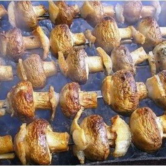 Рецепт шашлык из овощей и грибов