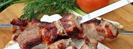 шашлык из свинины с лимоном и луком. Шаг 17