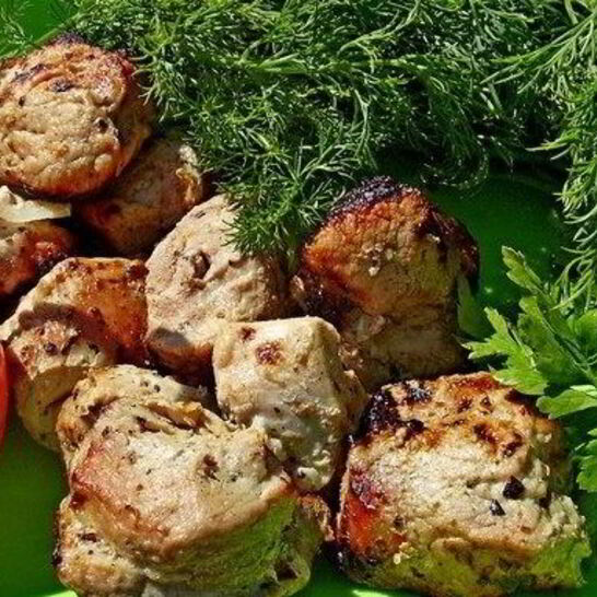 Рецепт шашлык из свинины с луком