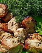 Шашлык из свинины с луком