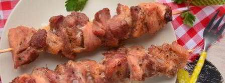 шашлык из свинины в фольге в духовке. Шаг 9