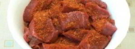 шашлык из телятины в кефире. Шаг 3