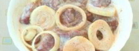 шашлык из телятины в кефире. Шаг 4