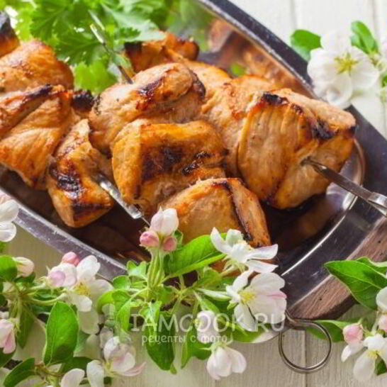 Рецепт шашлык в духовке с дымком