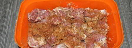 шашлык в кефирном маринаде. Шаг 3