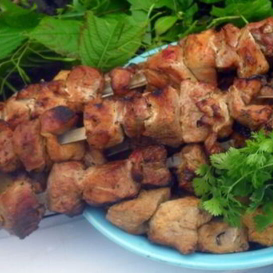 Рецепт шашлык в пивном маринаде с чабрецом