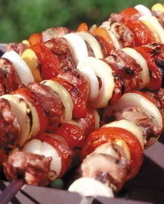 Сочный шашлык из свинины